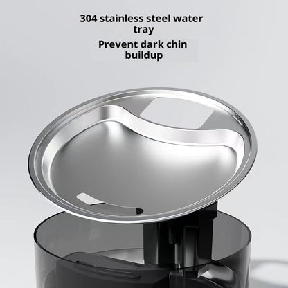 Stainless Steel Cat Water Fountain, Wireless, Cordless, And Automatic Recirculation