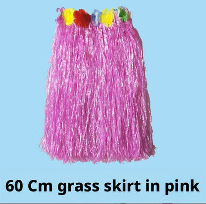 Hawaiian hula skirt-60CM red-1 piece