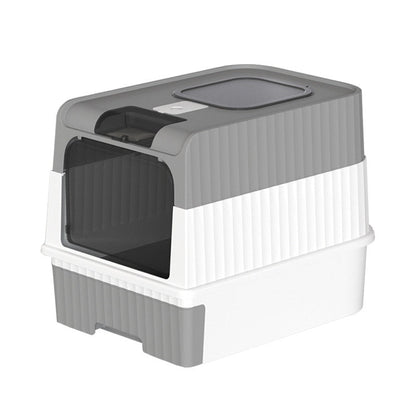 Extra-large Enclosed Drawer-Type Cat Litter Box.