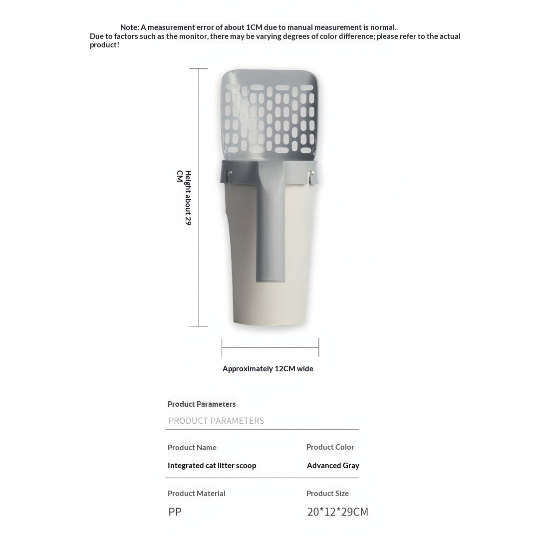 Integrated Cat Litter Scoop