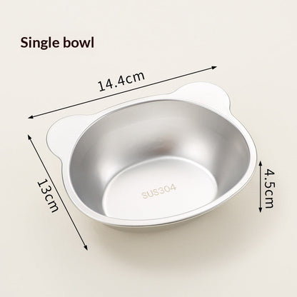 304 Stainless Steel Pet Water And Food Bowl