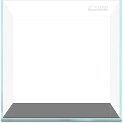39 Gallon Tall Rimless Aquarium, Ultra Clear Low Iron Large Fish Tank, L19.7×W19.7×H23.6 Glass Thickness 10mm with EVA Foam Leveling Mat