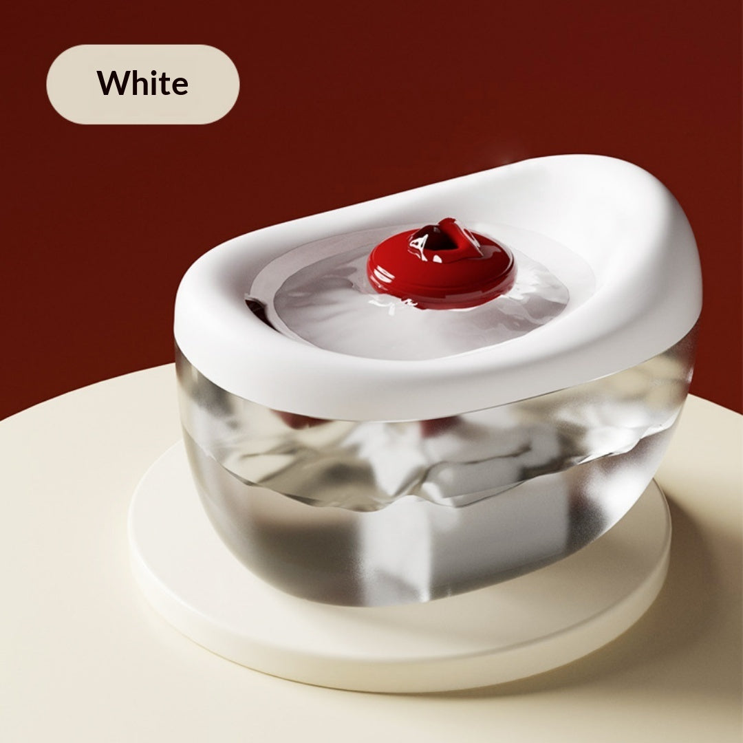 Silent Auto-Circulating Filtered Pet Water Fountain