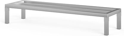 14 in X 48 in. Aquarium Stand | Industrial Style Aluminum Fish Tank Base with Open Frame Design