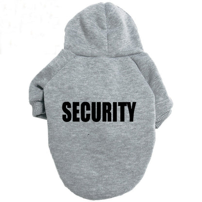 Solid Color Simple Warm Printed Pet Clothes