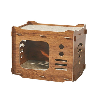 Large-capacity Cat Scratcher Bed Toy.