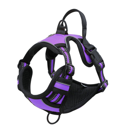 Vest-style Reflective And Breathable Chest-strap Leash