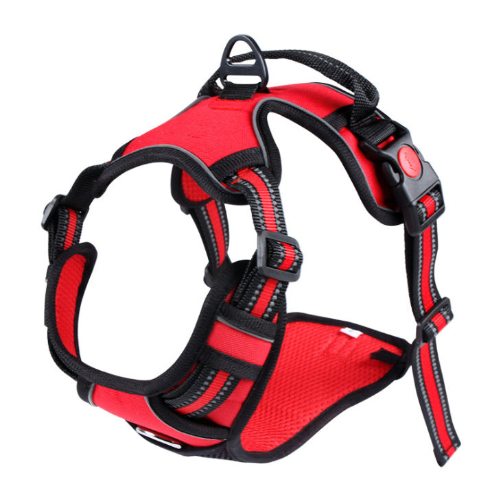 Explosion-Proof Pet Leash With Reflective Harness