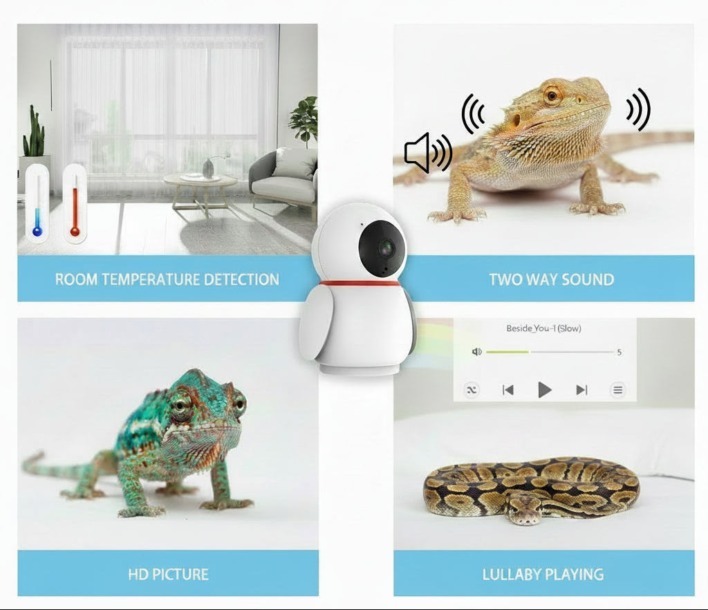 Little Penguin BMD228 Smart Terrarium Monitor & Climate Camera (1080p Full HD)
