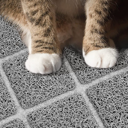 Premium Cat Litter Mat, Litter Box Mat with Non-Slip and Waterproof Backin
