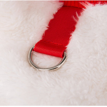 Cute Plush Bear Pet Jacket With Leash Ring, Adorable 3D Bear Face Dog Coat For Small Dogs