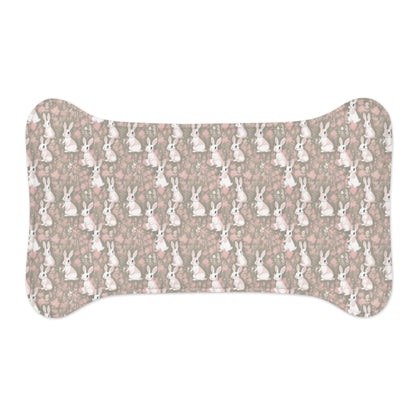 Blushing Meadow Bunny Parade Pattern - Pet Feeding Mat Pet Ze