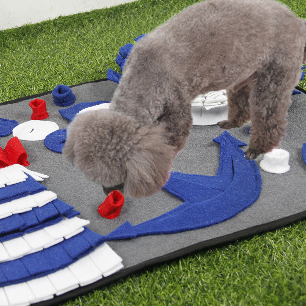 Anti-choking and stress relief iron anchor training blanket