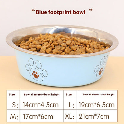 Stainless Steel Anti-tumble Non-slip Pet Bowl