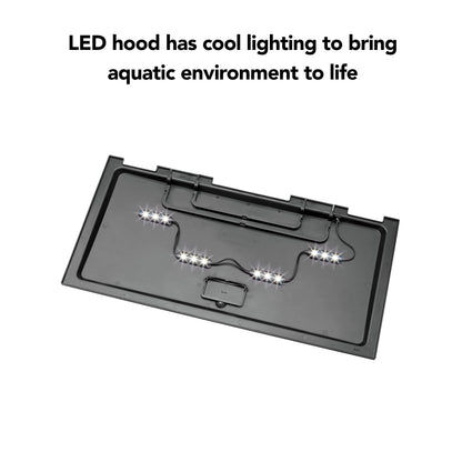 20 Gallon aquarium Starter Kit with LED Lighting
