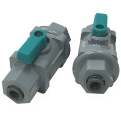 In-line Ball Valve - 1/4 inch Mur-lok x 1/4 inch Mur-lok