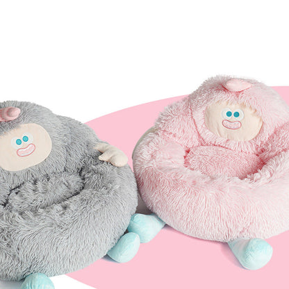 Long Plush Nest For Pets Thick And Warm Kennel For Fall And Winter Universal Sofa For Cats And Dogs Sleeping Mattress