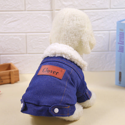 Pet Bichon Pomeranian Small Puppy Warm Thickened Winter Clothes