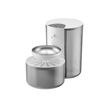 Smart Constant-Temperature 3L Pet Water Fountain With Clean-Water Separation & Tipping Mechanism.