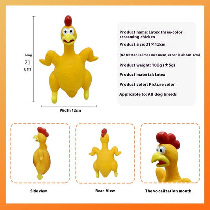 Screaming Chicken Vent Bite-resistant Dog Sound Toy