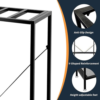TONGMO Fish Tank Stand: The Perfect 29 Gallon Metal Aquarium Stand Measuring 32.7" W x 13" D x 32.3" H to Fit Your Aquatic Display Needs.