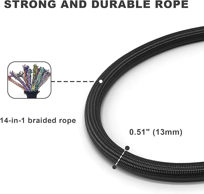 Rope Dog Leash, 4 ft Heavy Duty Dog Leash with Aviation Aluminum Auto Locking Carabiner, Strong Nylon Pet Lead for Small, Medium, Large Dogs (Purple, 4FT)