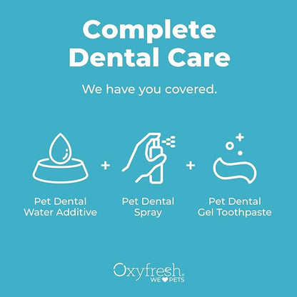 Oxyfresh Advanced Pet Dental Spray – Instant Dog and Cat Fresh Breath: Easiest No Brushing Pet Dental Solution for Dogs and Cats – Best Way to Fight Plaque, Keep Teeth & Gums Healthy, 8oz.