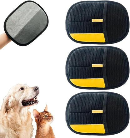 2025 Upgrade Pet Hair Remover Electrostatic Gloves, Reusable Pet Hair Removal Glove for Cats & Dogs, Premium Cat & Dog Hair Remover Mitt for Couch Furniture Carpet Car Seat (2)