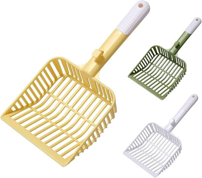 Cat Scooper for Litter Box, Cat Litter Scoop, Kitty Litter Scoop, Cat Poop Collector, All in One Litter Scoop Pet Litter Sifter (Green)