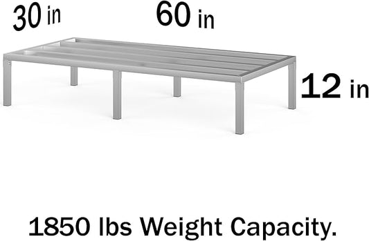 30 in X 60 in. Aquarium Stand | Industrial Style Aluminum Fish Tank Base with Open Frame Design