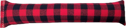 15" Catnip Cat Kicker Toys/Kitty Kick Sticks/Cat-Nip Kick Sticks (Red/Black Flannel) (Kickers Filled with 1 oz Premium Canadian Catnip)