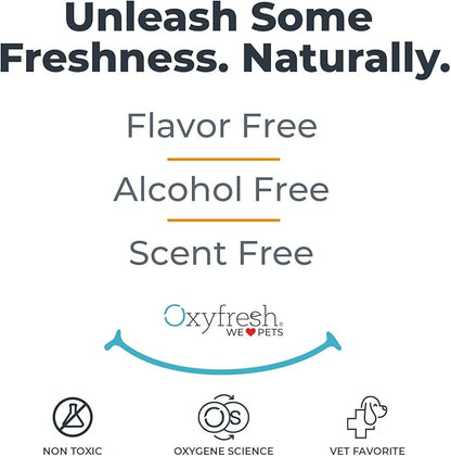 Oxyfresh Advanced Pet Dental Spray – Instant Dog and Cat Fresh Breath: Easiest No Brushing Pet Dental Solution for Dogs and Cats – Best Way to Fight Plaque, Keep Teeth & Gums Healthy, 8oz.