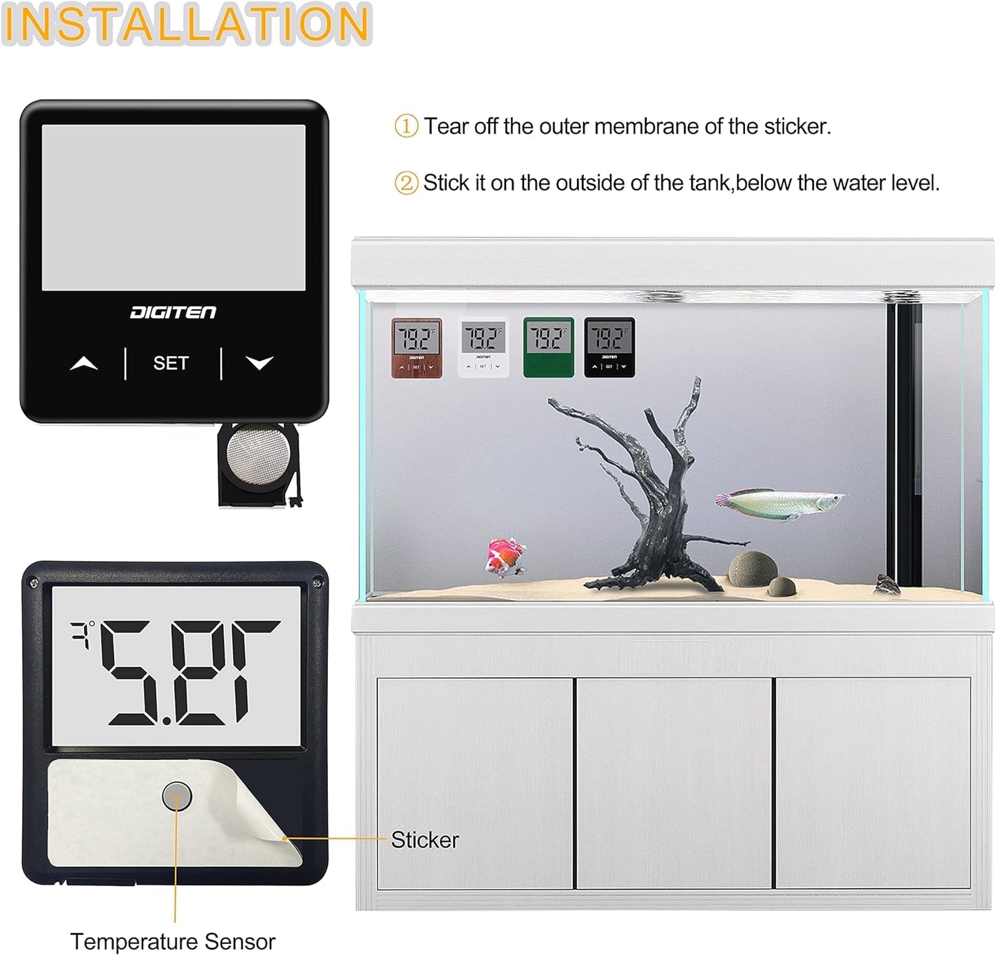 Digital Aquarium Thermometer