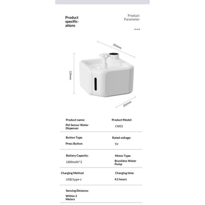 Automatic Circulating Filtered Pet Fountain