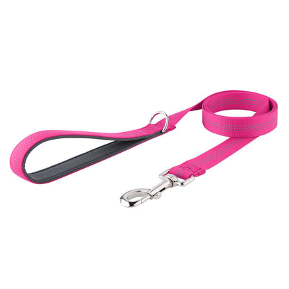 Fashionable Reflective Silk Webbing Pet Leash