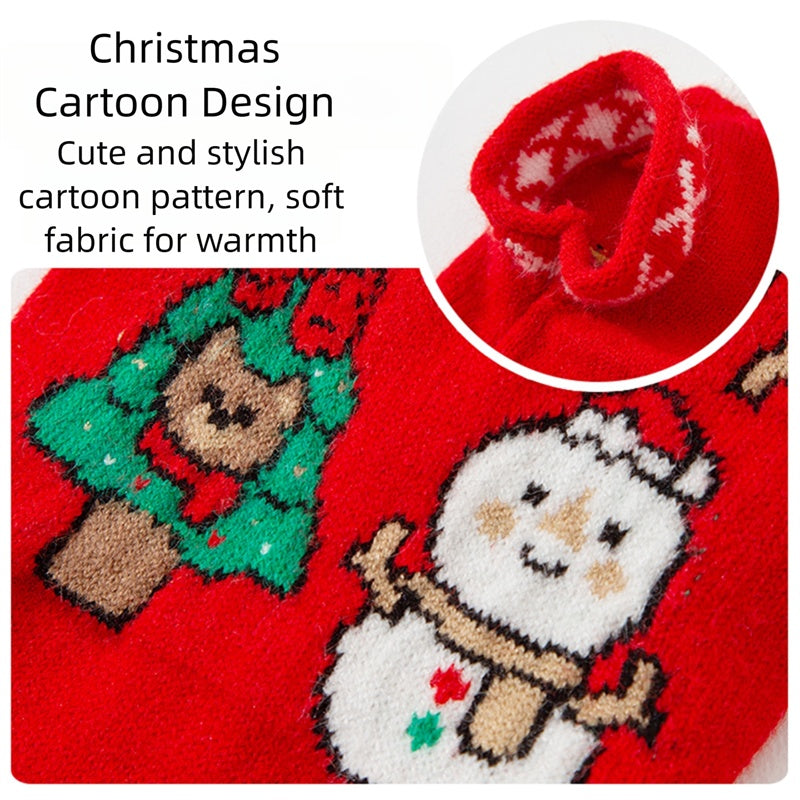 Autumn And Winter Dog Knitted Sweaters, Happy Little Dogs, Prosperous New Year Sweaters, Teddy Bichon Frises, Cat Pet Warm Clothes