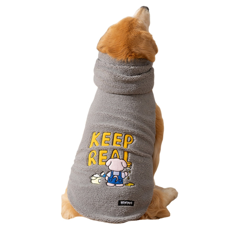 For Autumn And Winter, It's A Set Of Warm Pet Dog Clothing For Large And Medium-sized Dogs, Such As Golden Retrievers And Large Dogs