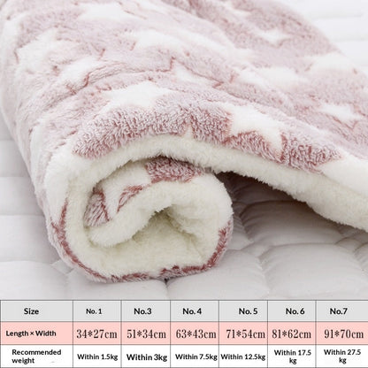 Thickened Pet Mat For Autumn And Winter Warmth
