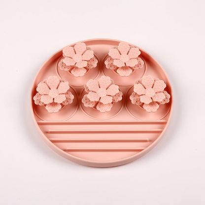 Pet Licking Pad Snack Pad Dog Tableware Suction Cup Silicone Food Bowl