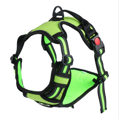 Explosion-Proof Pet Leash With Reflective Harness