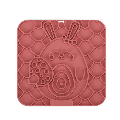 Pet Licking Mat Slow Food Tableware Bowl Suction Cup Anti-choke