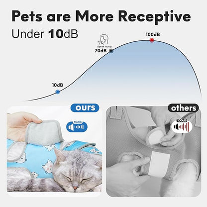Supet Cat Grooming Hammock, Self-Adherent Cat Wrap for Cutting Nails, Anti-Escape Calming Wrap for Medicine, Nail Clipping, Teeth Brushing, Ear Cleaning