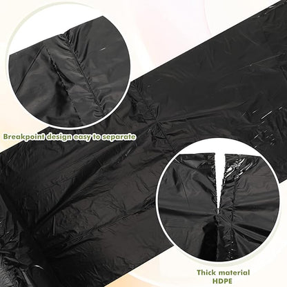 Harloon 6000 Counts Dog Poop Waste Bags 30 Rolls Extra Thick Strong Leak PET Proof Bags Disposable Bulk Universal Doggy Roll Waste Box for Puppy Outdoor Walking Travel(Black,12 x 8 Inches)