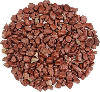 HappyFiller Small Red River Rocks Decorative Pebbles Natural Aquarium Gravel Stones for Fish Turtle Tank,Soil Cover,Indoor Outdoor Garden Succulent Potted Plants Top Dressing,Zen Garden,2 LB