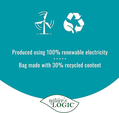 NATURE'S LOGIC Dry Dog Food - 100% Natural - No Synthetics - for All Ages, Sizes, Breeds - Free from Common Allergens, High Protein - Lamb Meal Feast, 25lbs