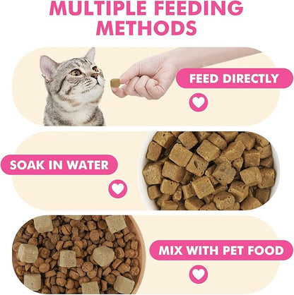 Freeze Dried Cats & Dogs Raw Treats, All Natural Single Ingredient Chicken Liver, High Protein Healthy Pet Training Treats or Food Topper, 3.5 oz