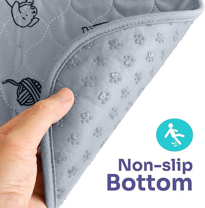 Conkote 72"x72" Washable Pee Pads for Dog Extra Large, Reusable Pee Pads Thick and Heavy Absorbency, Dog Playpen Mat Waterproof Puppy Training Pads for Playpen, Crate, Floor, Bed, Sofa, 1 Pack