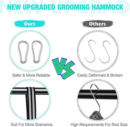 Dog Grooming Hammock - Pet Harness for Grooming Nail Trimming (XXL 120lb), Dog Sling for Nail Clipping, Dog Hanging Holder for Cutting Nail with Nail Clippers