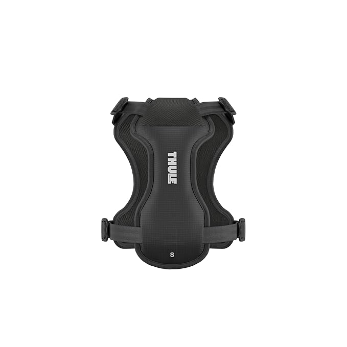 Thule Cappy Dog Harness S - Crash-Tested for Safety - Seatbelt passthrough - Adjustable & Easy to Clean - Padded Breathable mesh Panels - Leash Loop - Step-in Design