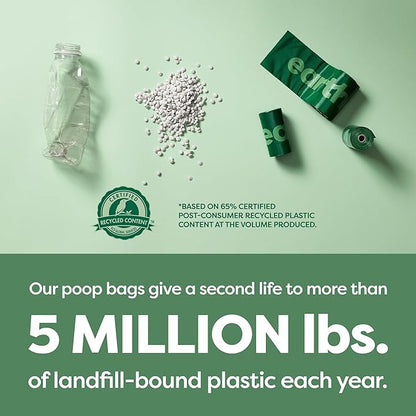 Earth Rated Poop Bags for Dogs Guaranteed Leak Proof and Extra Thick Waste Bag Refill Rolls, Lavender Scented, 120 Count